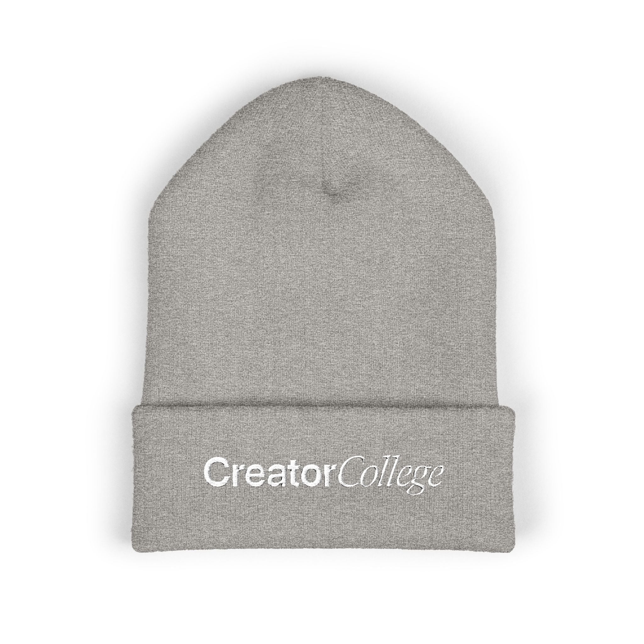 Creator College Embroidered Beanie - Grey