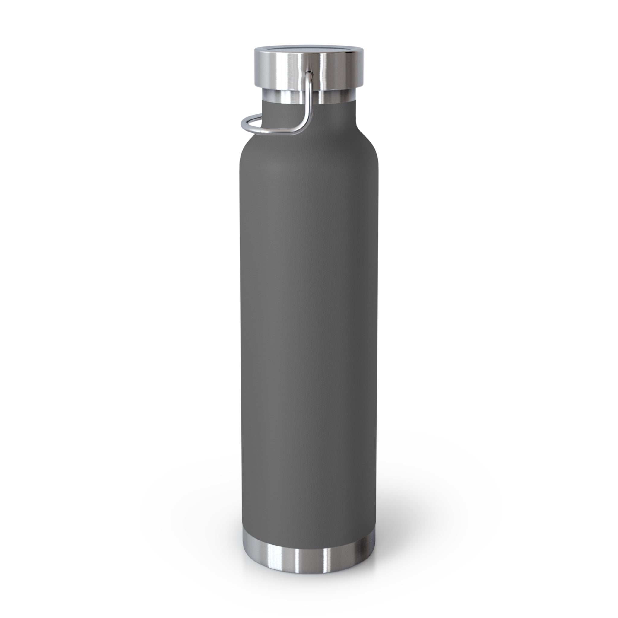 Insulated Copper Water Bottle 22oz - Matte Grey