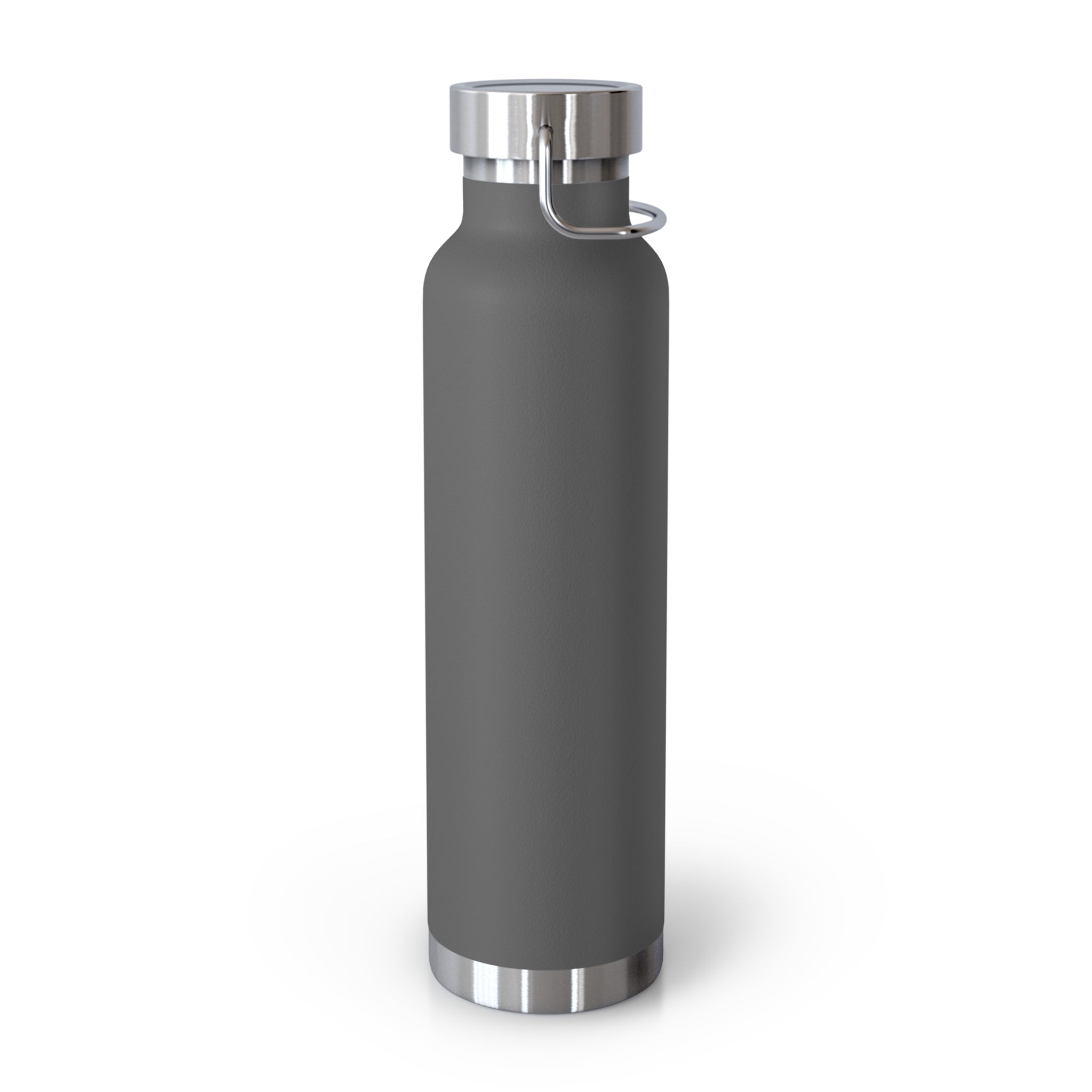 Insulated Copper Water Bottle 22oz - Matte Grey